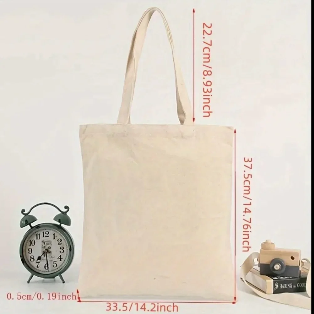 Cat Quote Canvas Tote Bag